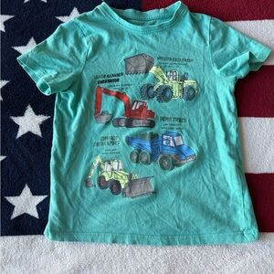Kids' Construction Vehicle Graphic Tee